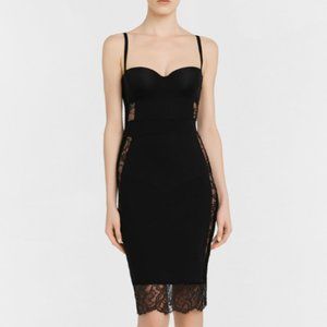 La Perla Black Padded Underwired shape-allure and lace Dress, size 34 B
